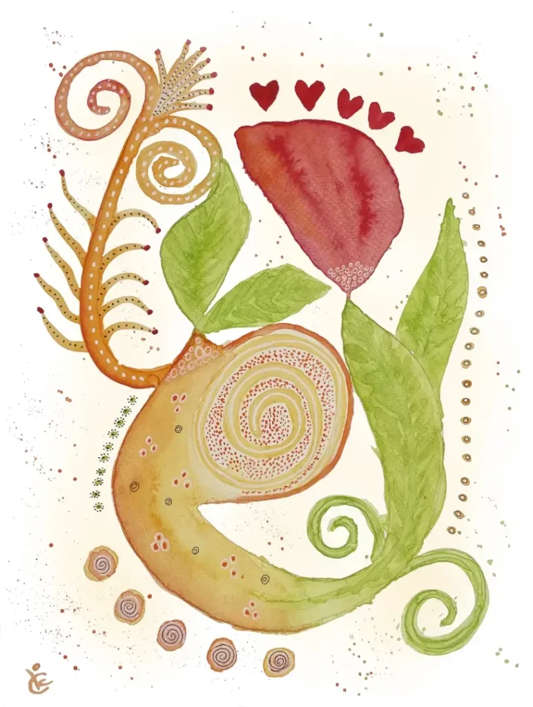 Aquarell Blume