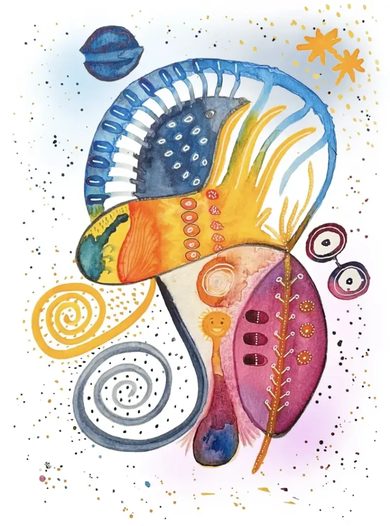 Aquarell Gribou 1